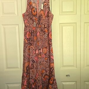 NWT madewell floral midi dress size 6